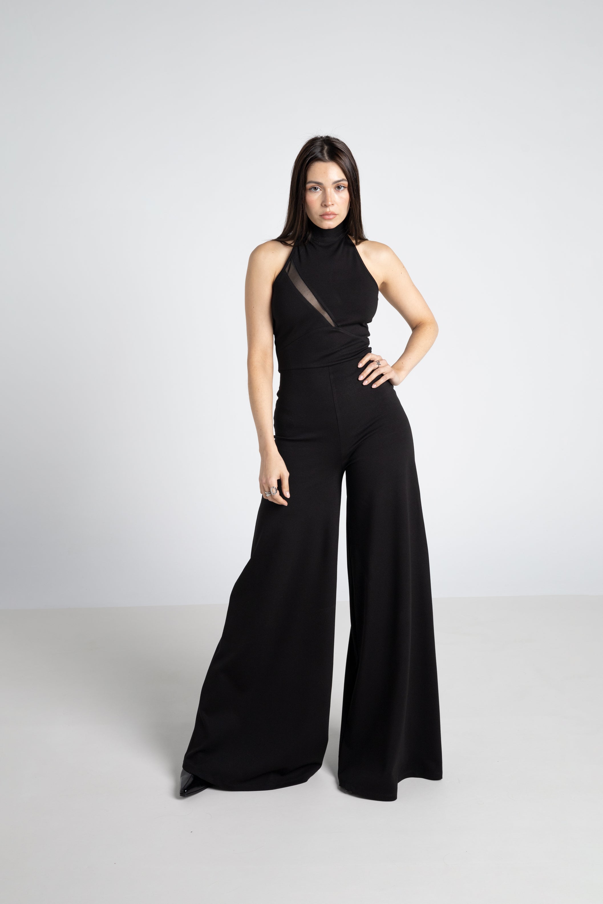 Itala Halter Backless Jumpsuit