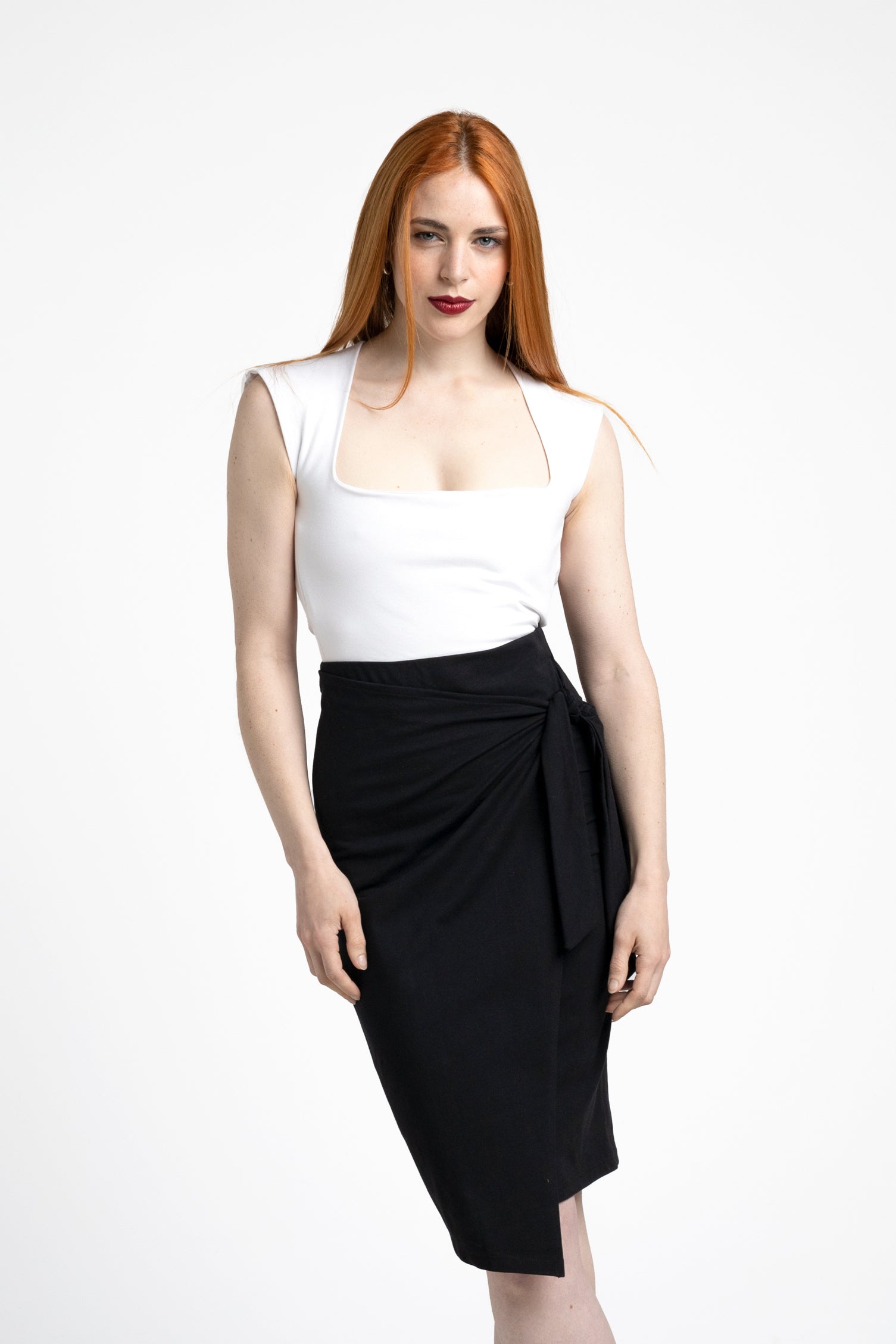 Kaori backless top white - Organic cotton