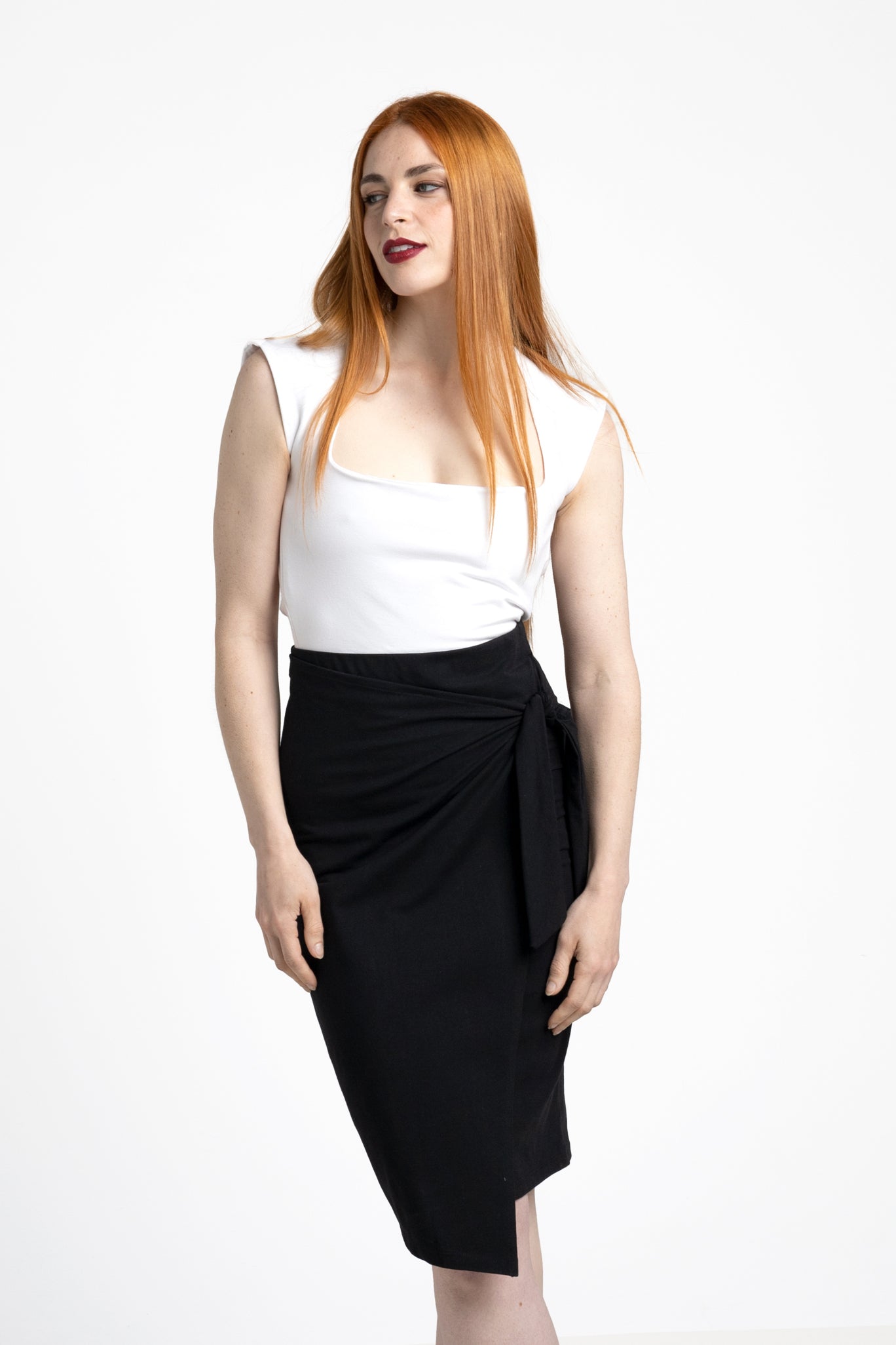 Kaori backless top white - Organic cotton