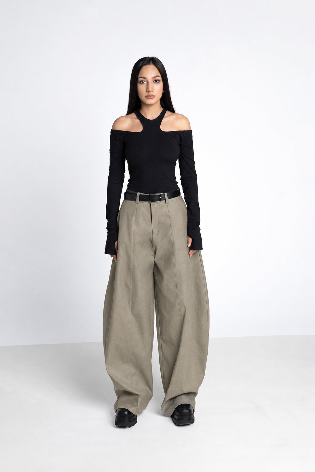 ERYX PANTS GREY - Cotton