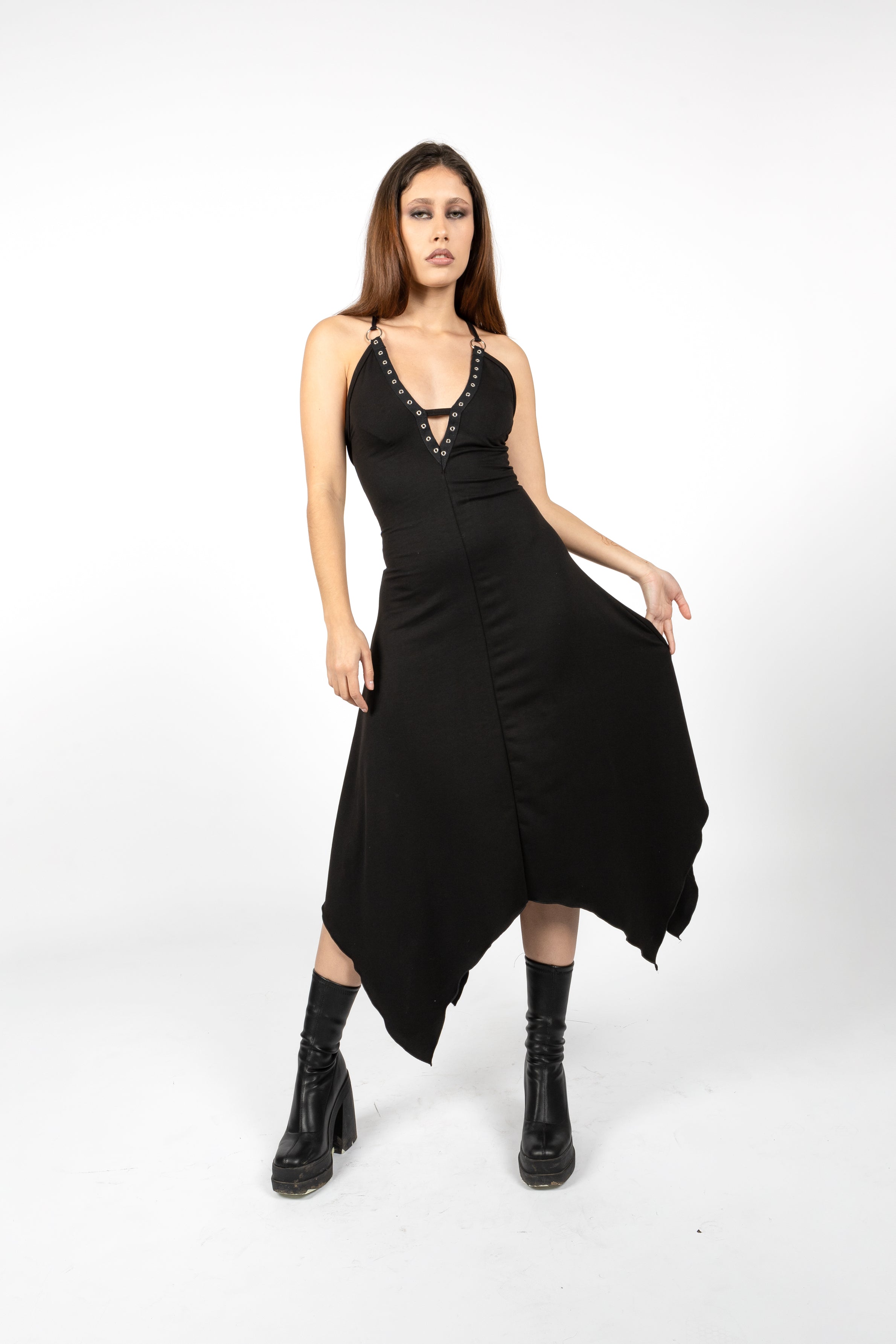 Emeral green faery maxi halter backless dress