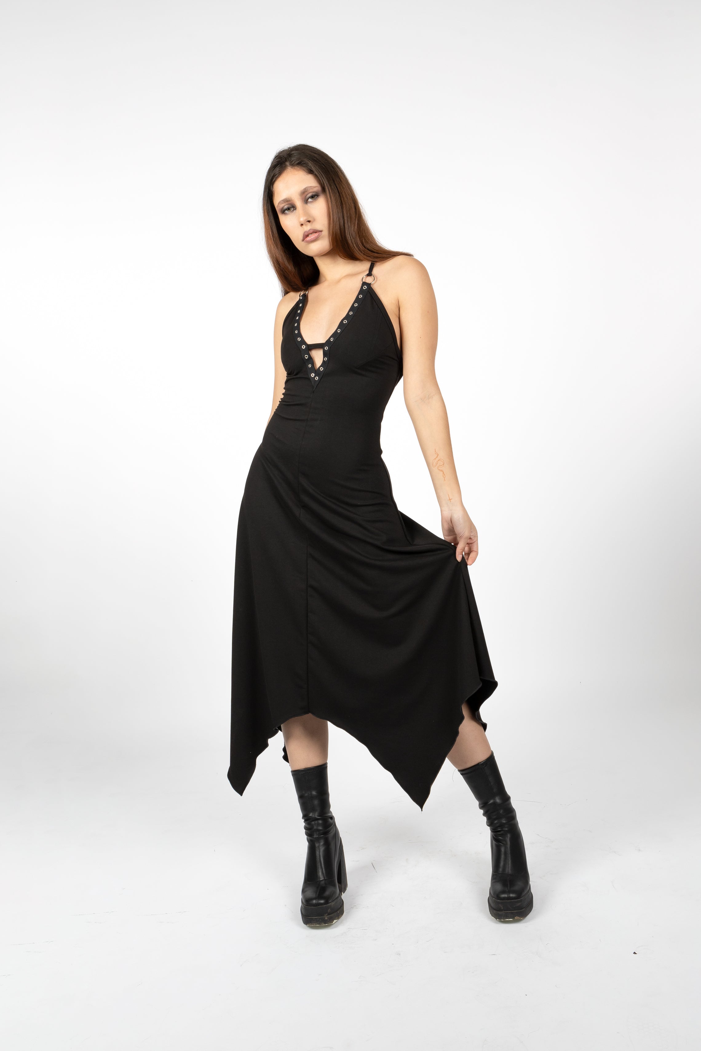Emeral green faery maxi halter backless dress