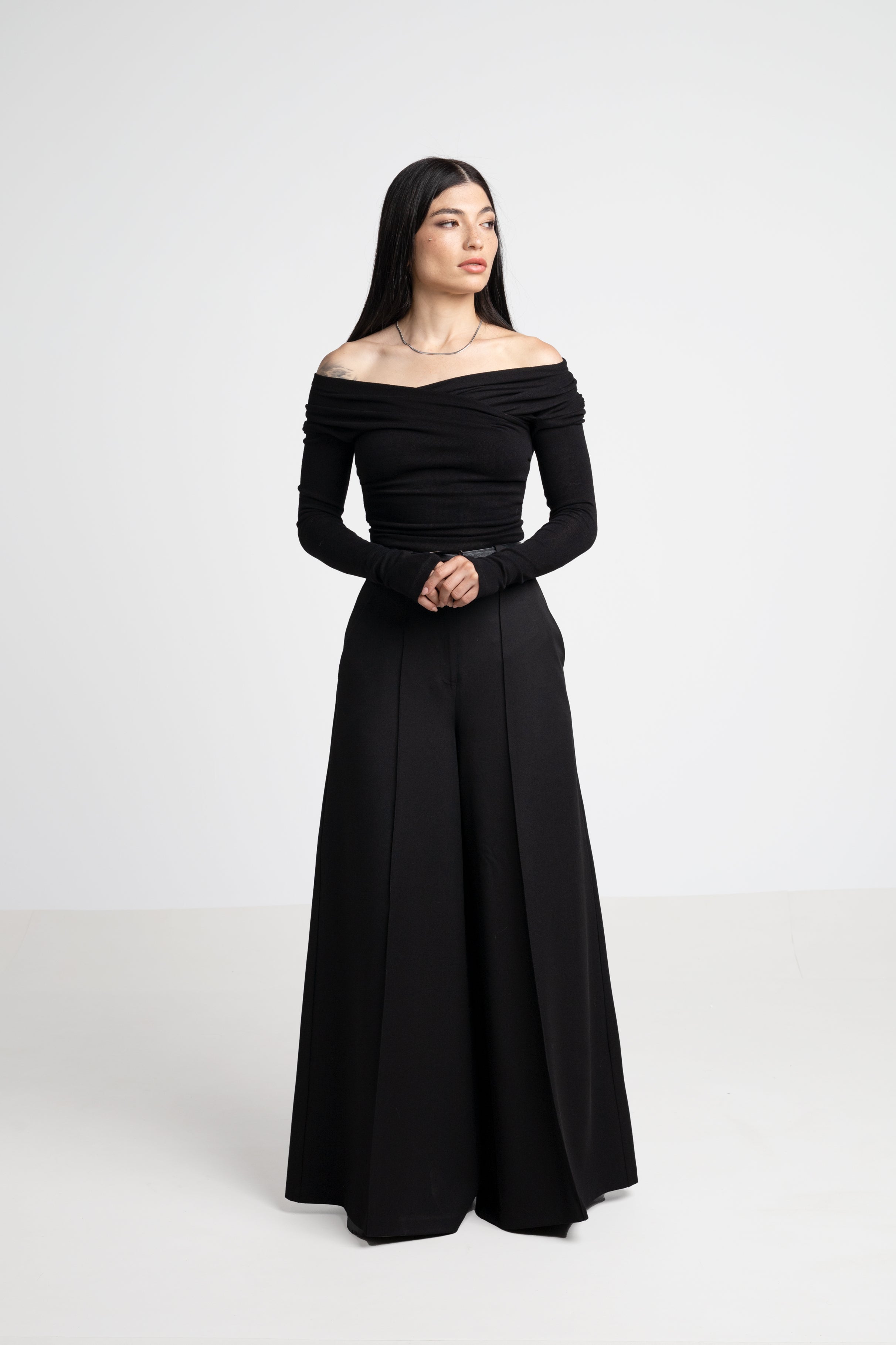 Dafne drapped sleeve top - Ecovero™