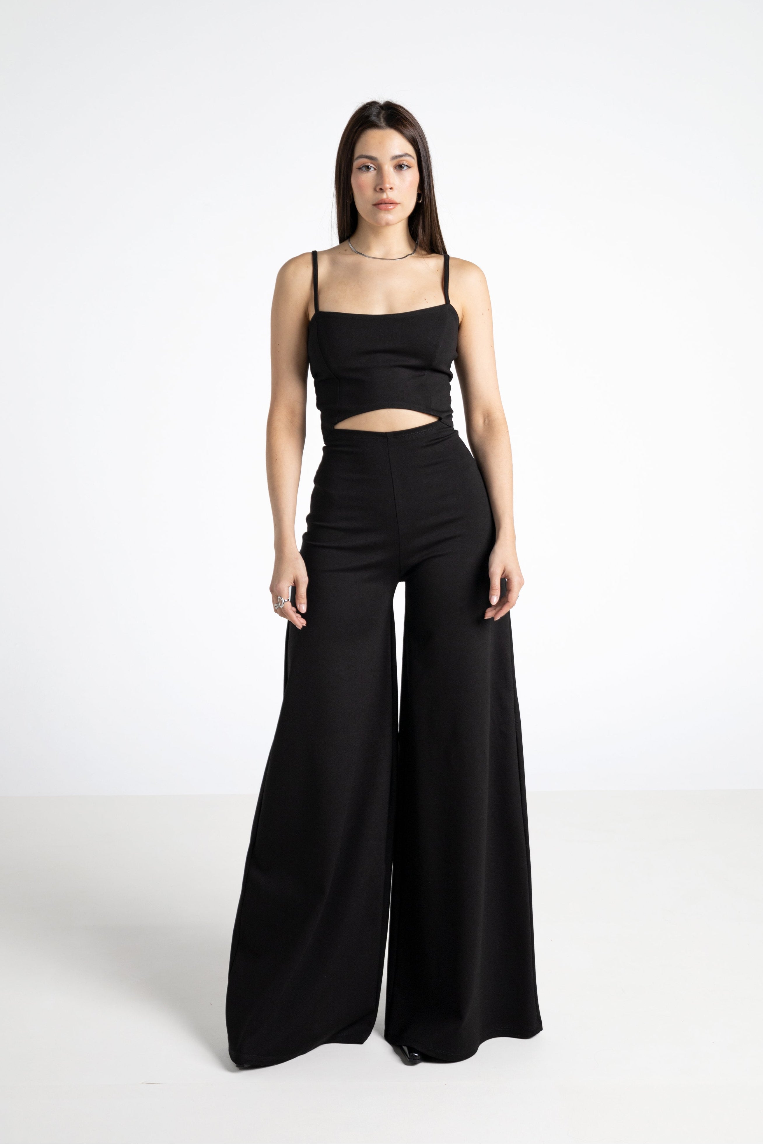 Wide leg jumpsuit Black