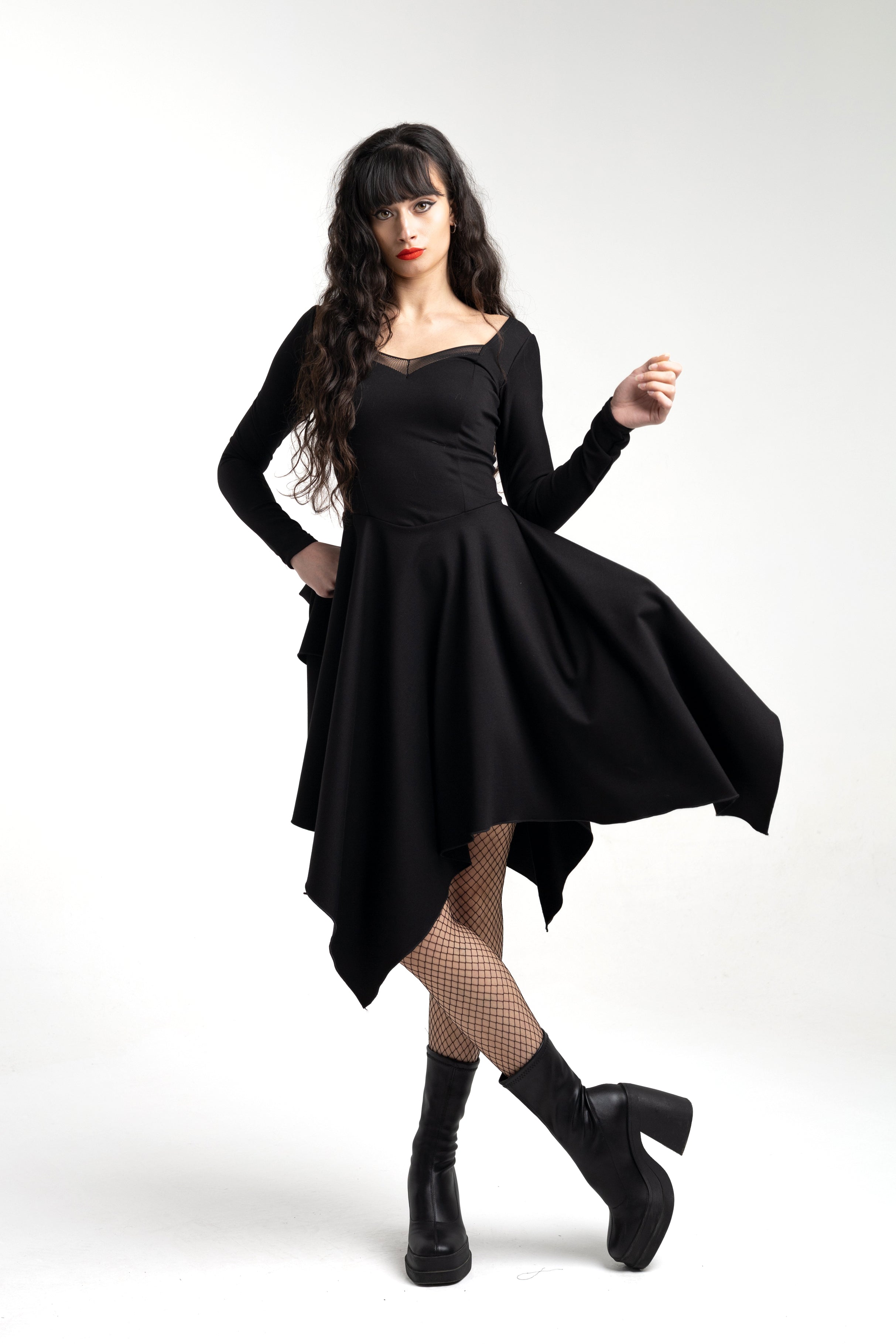 Witch coset faery asymmetric sleeve dress