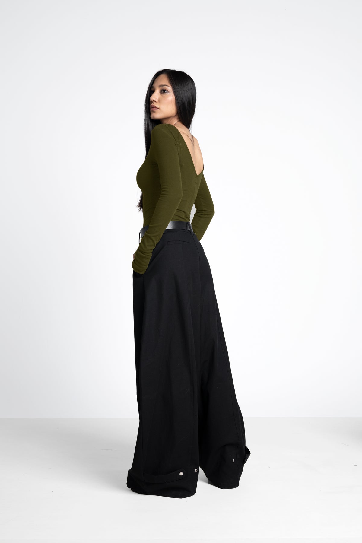 Noa top green - Organic cotton