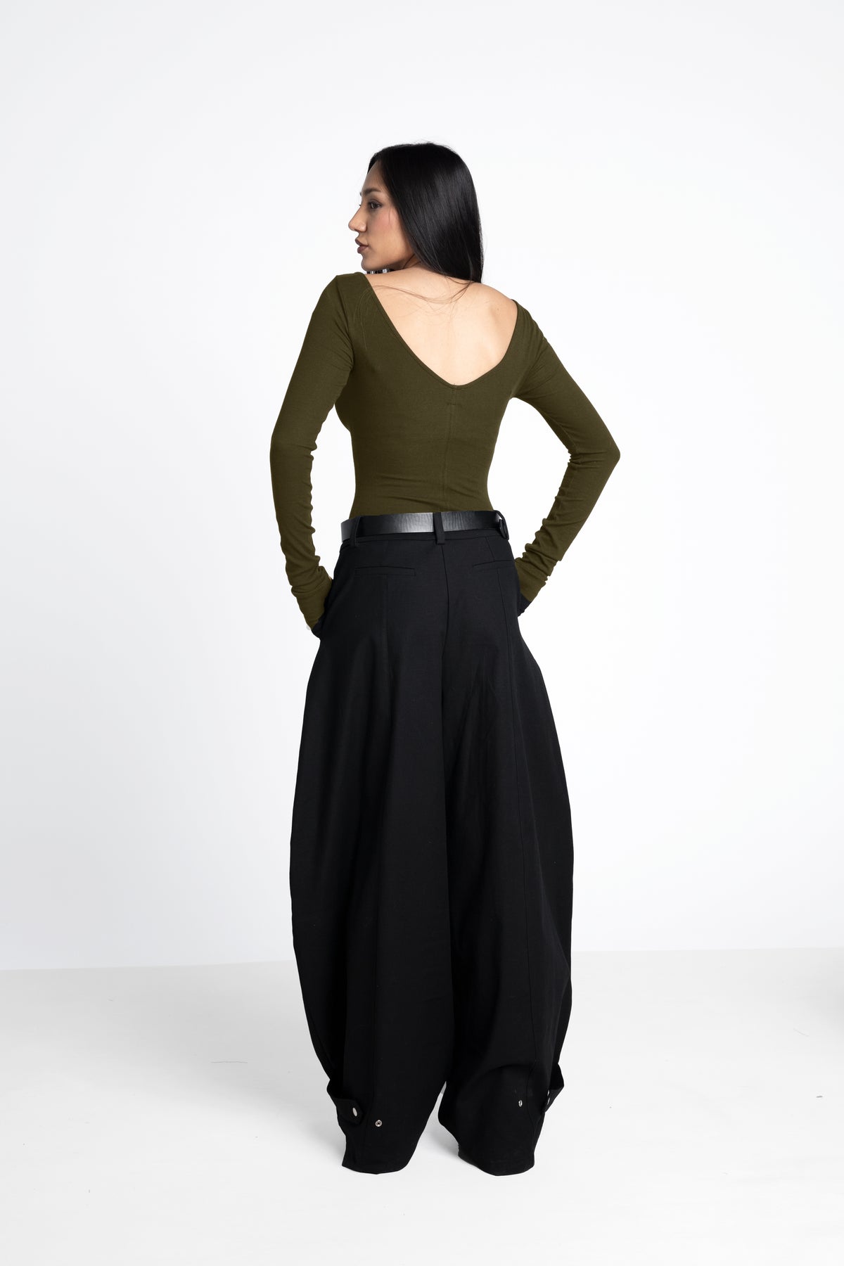 Noa top green - Organic cotton