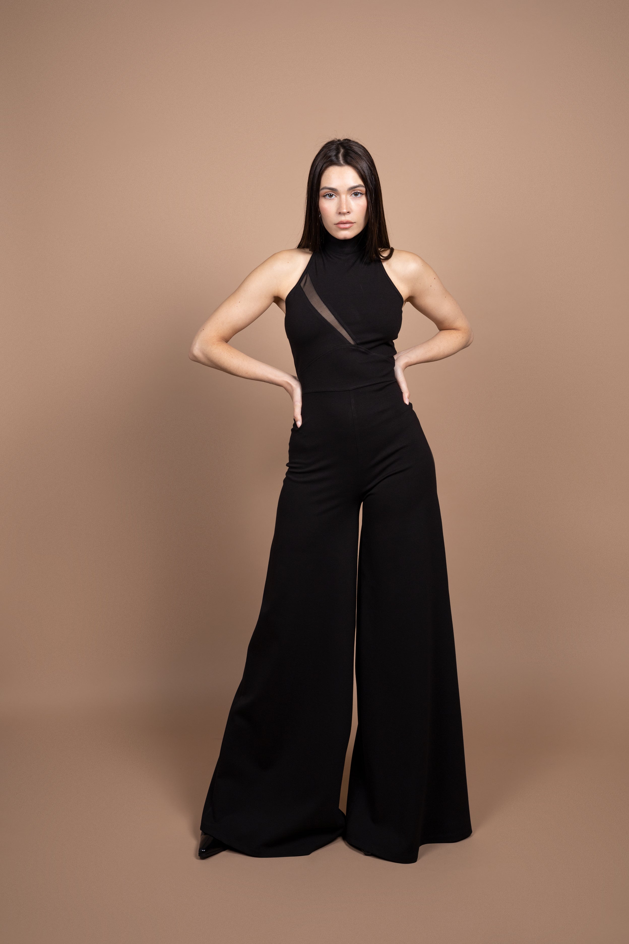 Itala Halter Backless Jumpsuit