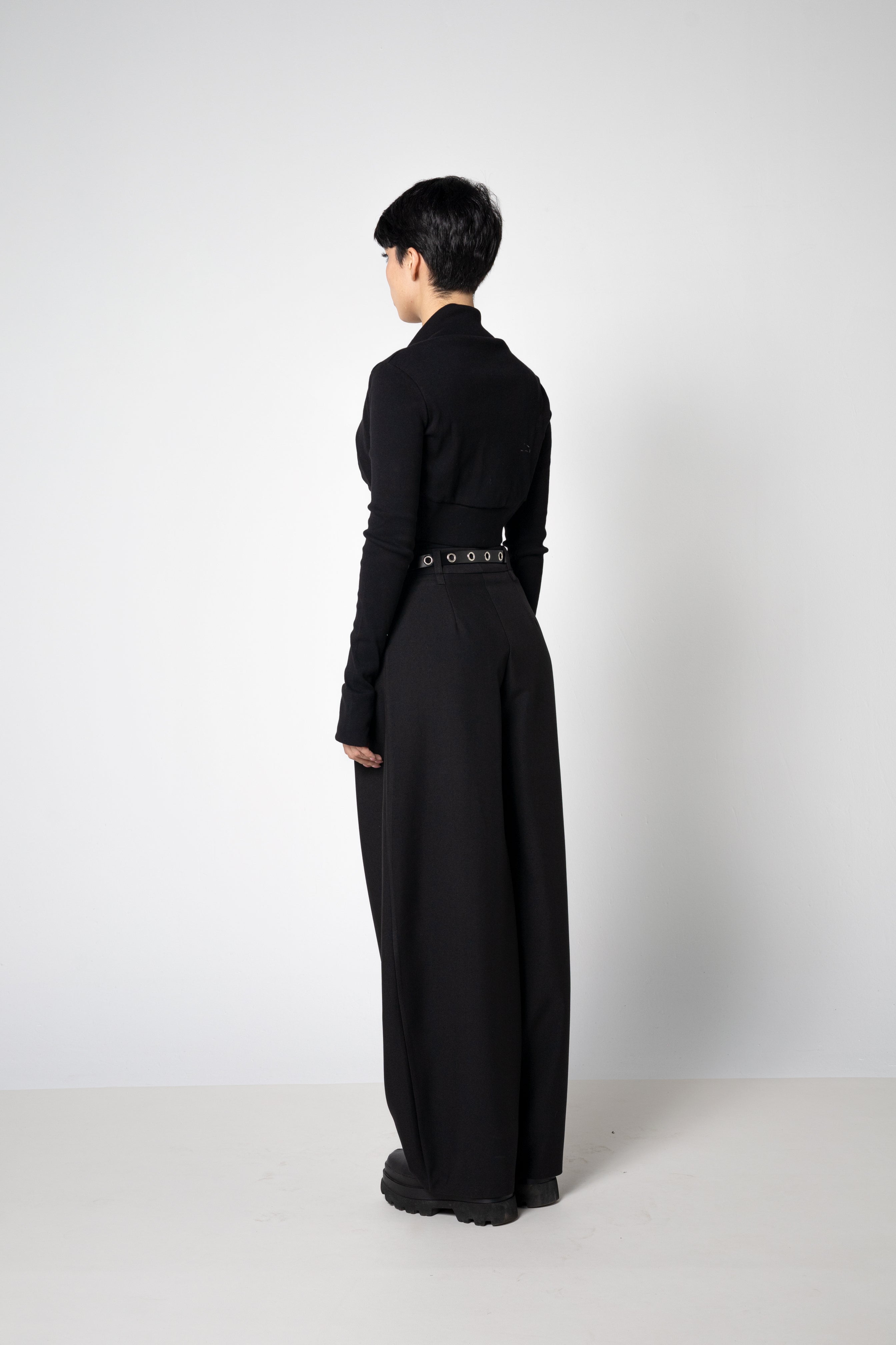 Organic Cotton Rib Shrug – Long Sleeve Layer with Thumbholes - XS to 2XL