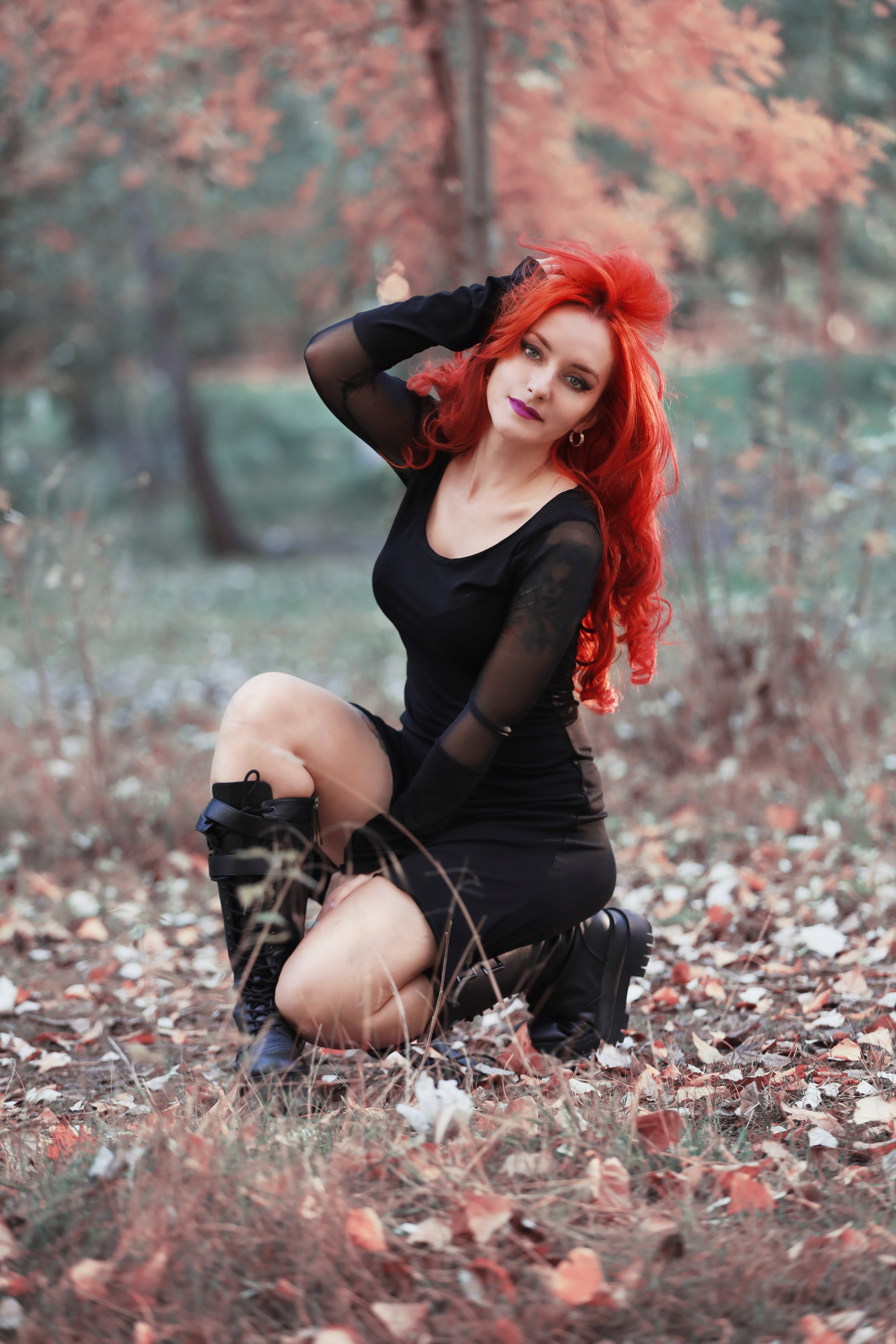 Lluvia dress – Mesh fairy goth tunic dress