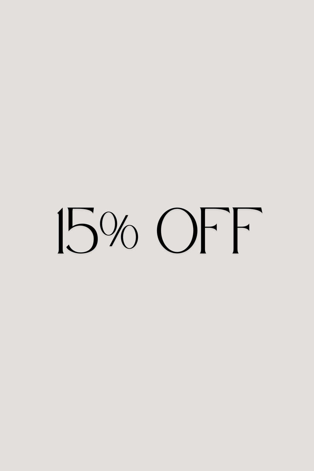 15% OFF