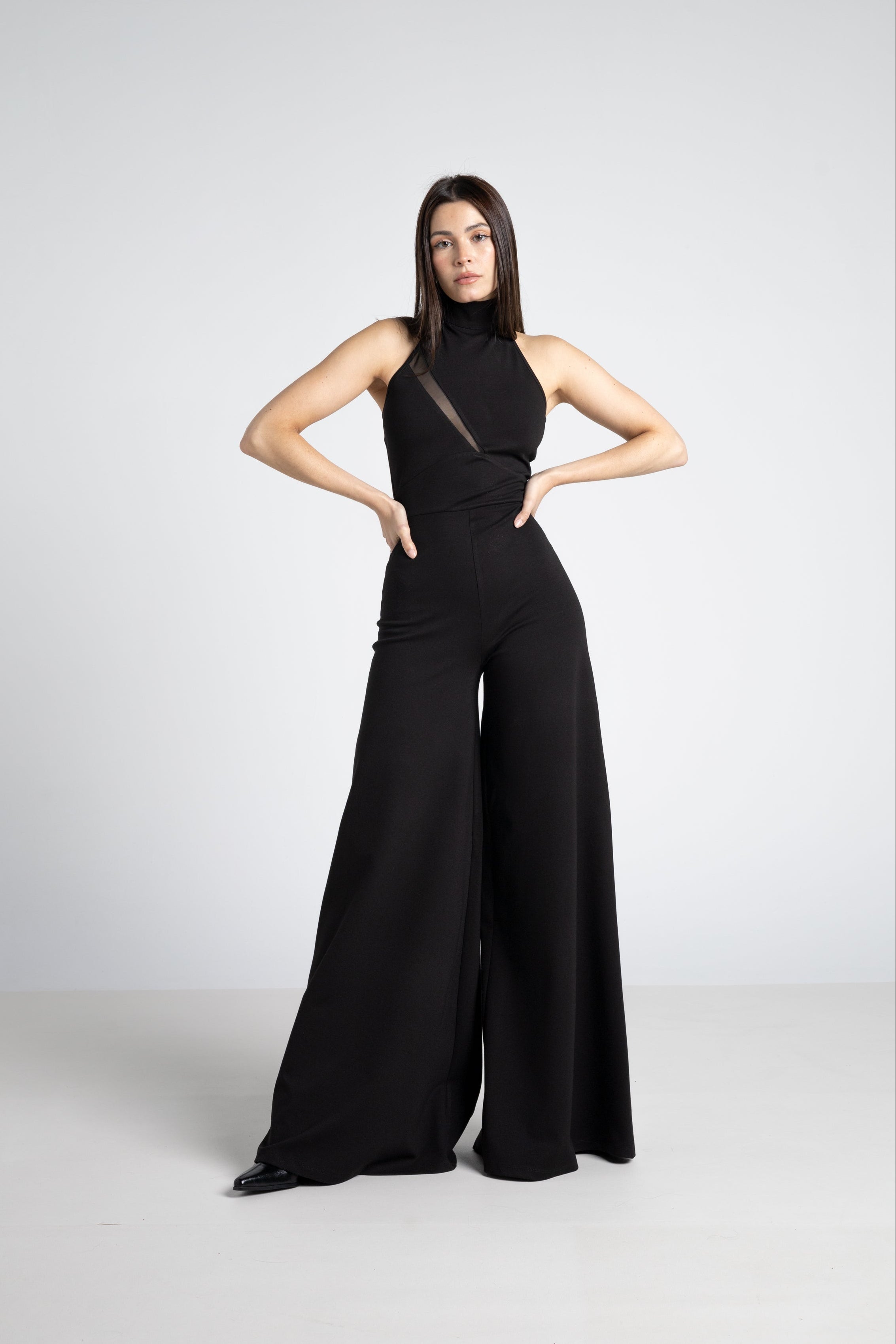Itala Halter Backless Jumpsuit