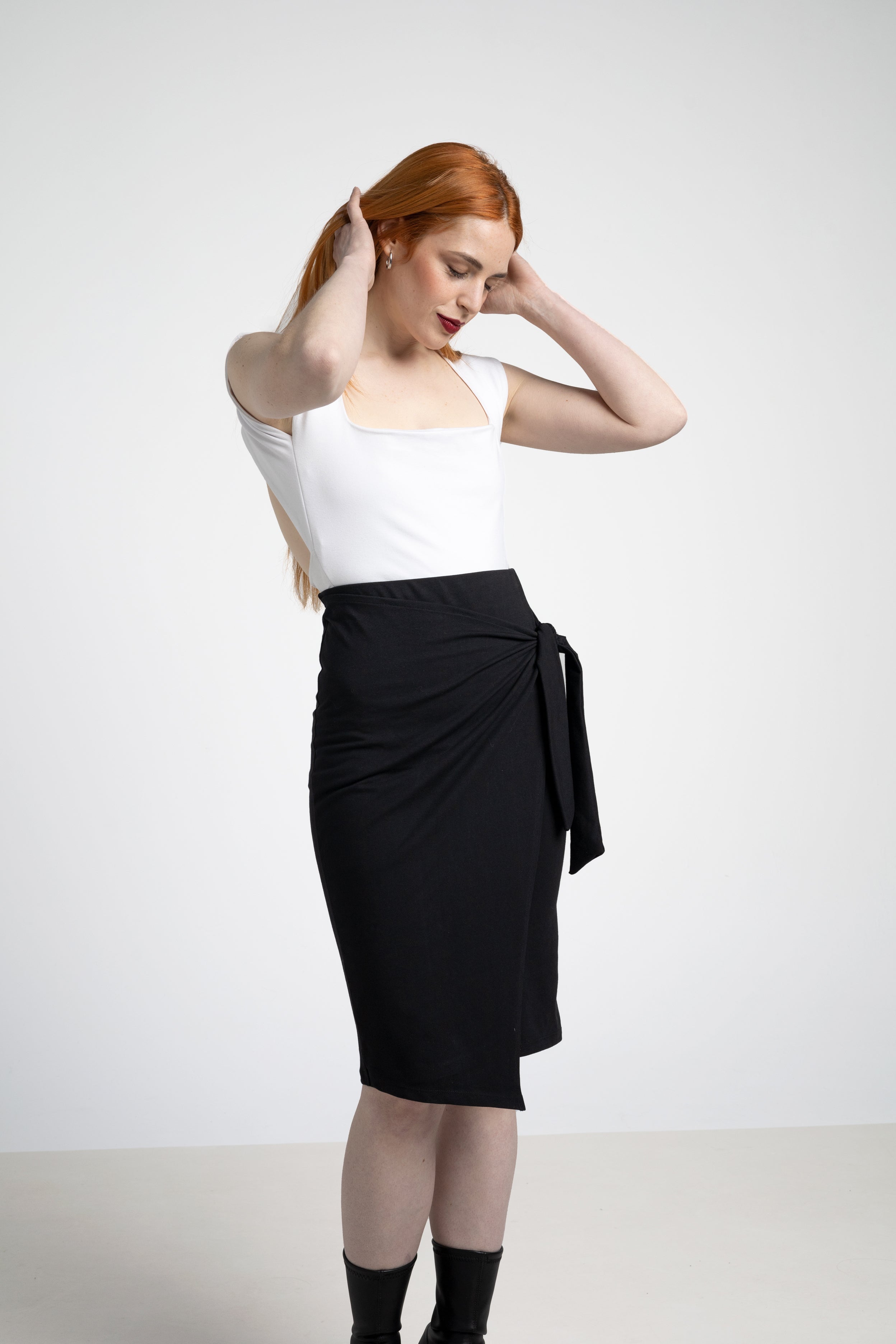 Kaori backless top white -  Organic cotton