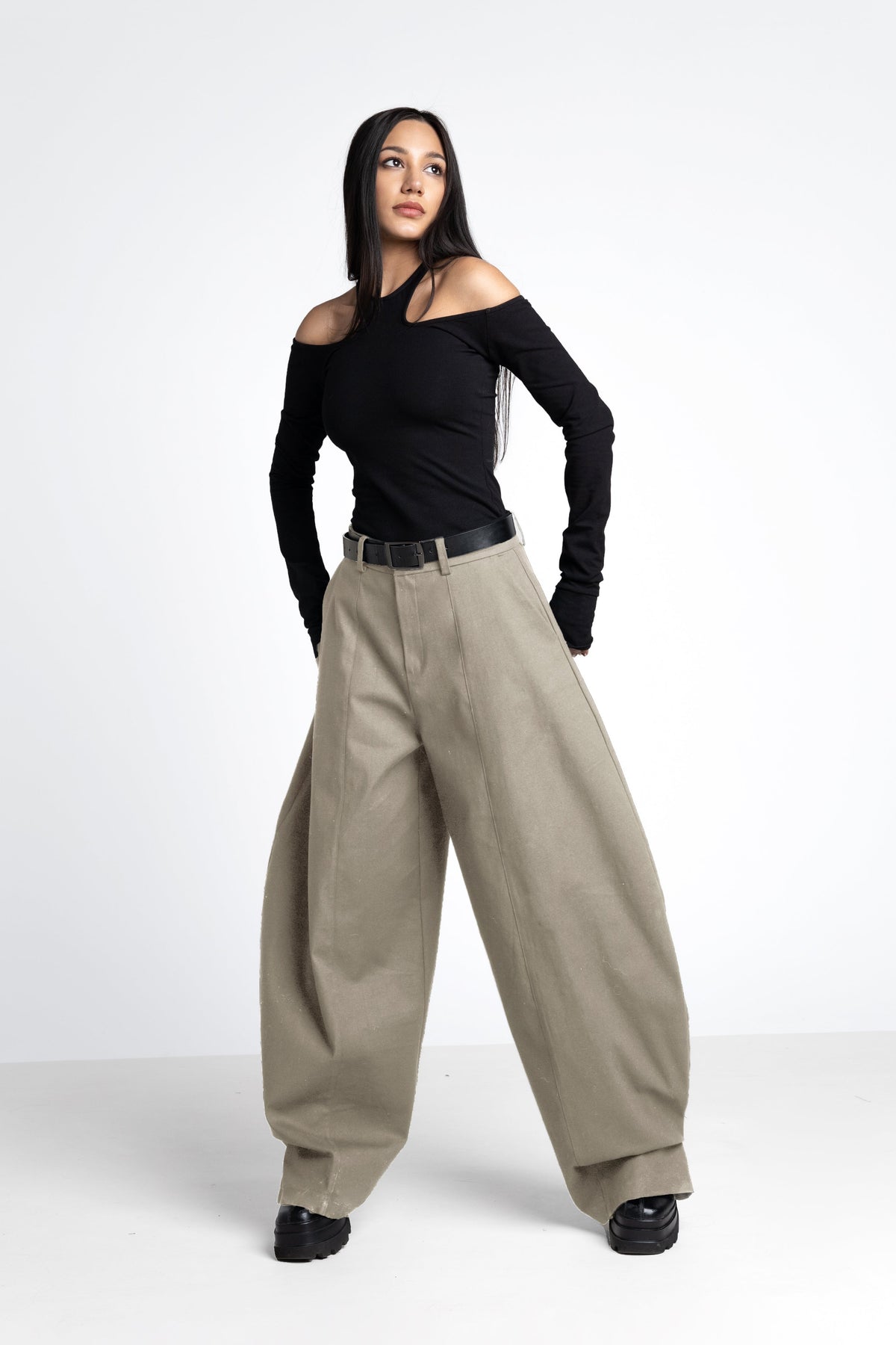 ERYX PANTS GREY -  Cotton