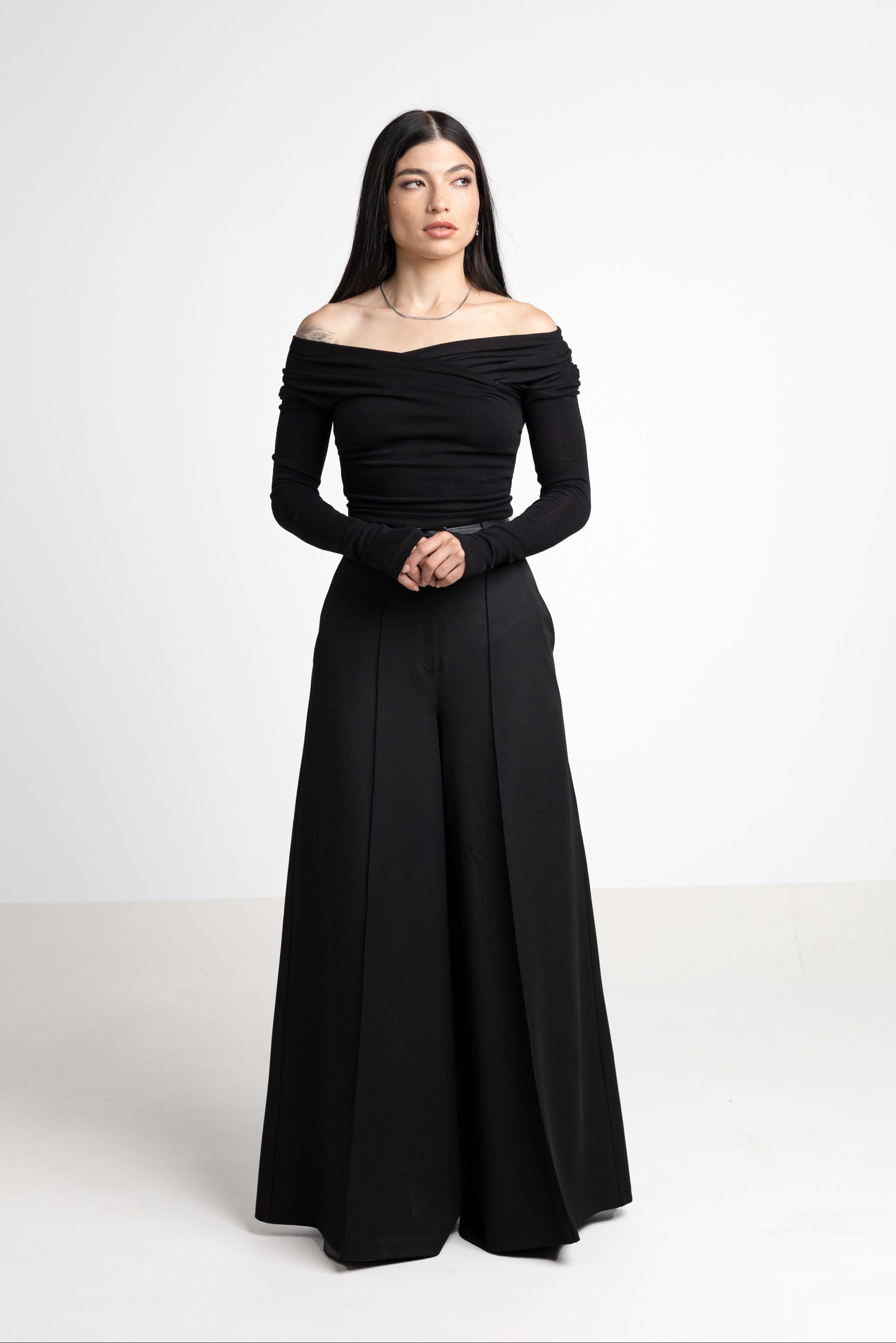 Dafne drapped sleeve top - Ecovero™