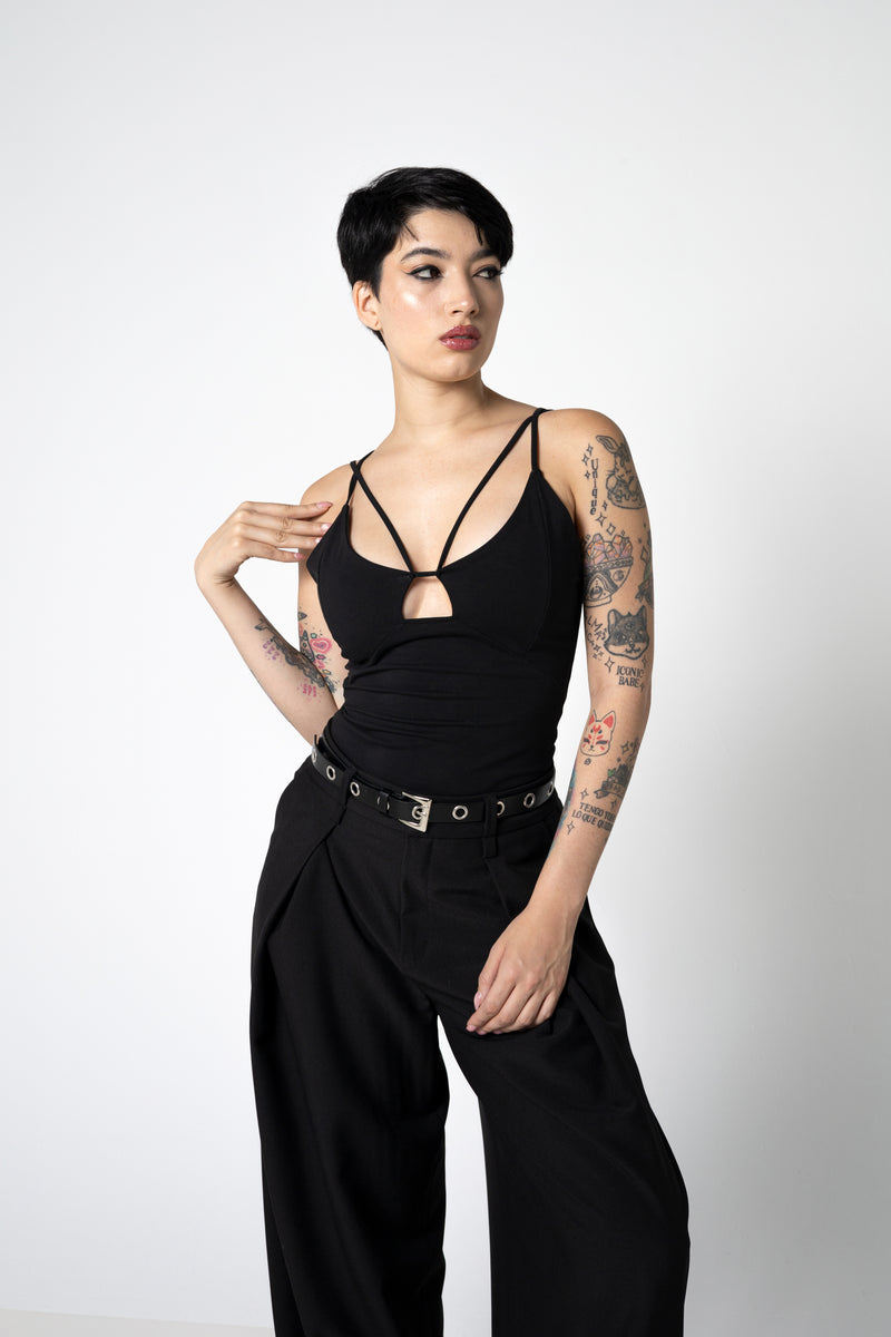 ELLEN Top – Organic Cotton Princess-Cut Strappy Tank
