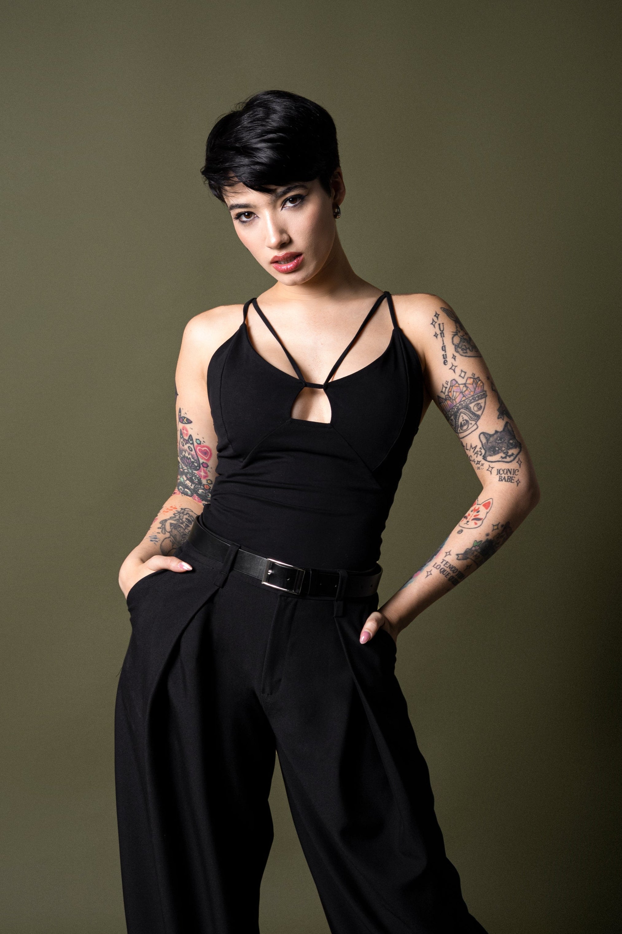 ELLEN Top – Organic Cotton Princess-Cut Strappy Tank