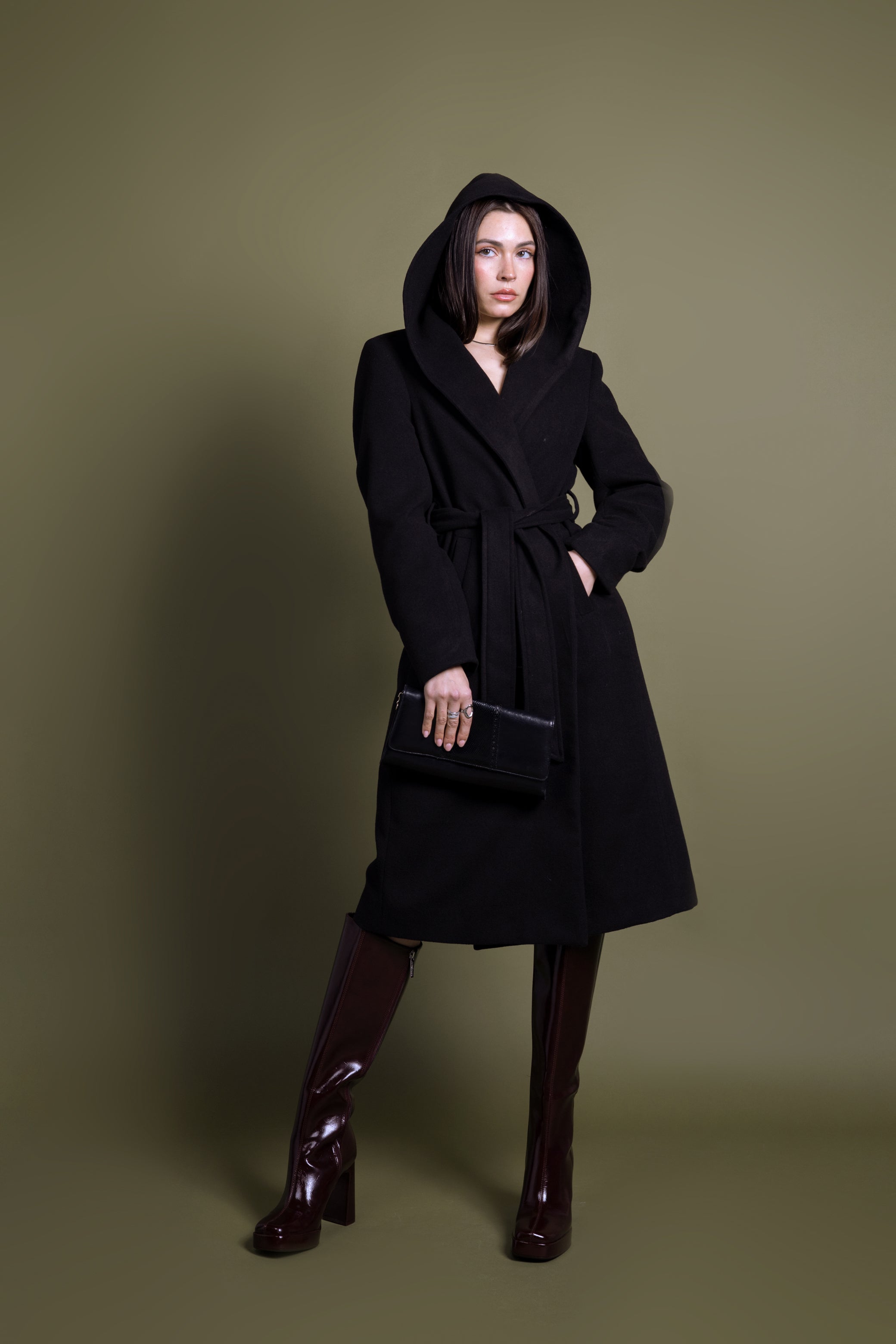 FREE SHIPPING. Tartan Hooded coat - Limited Edition -  S to 3XL