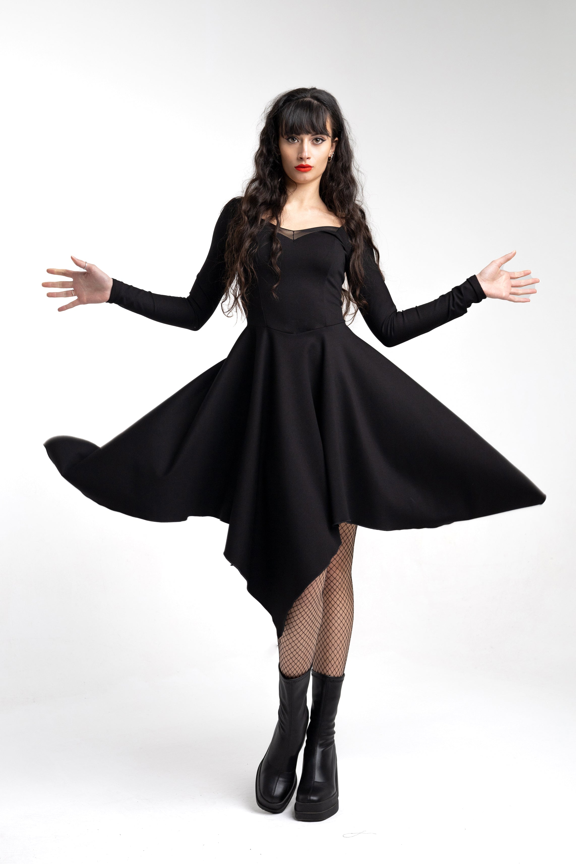 Witch coset faery asymmetric sleeve dress