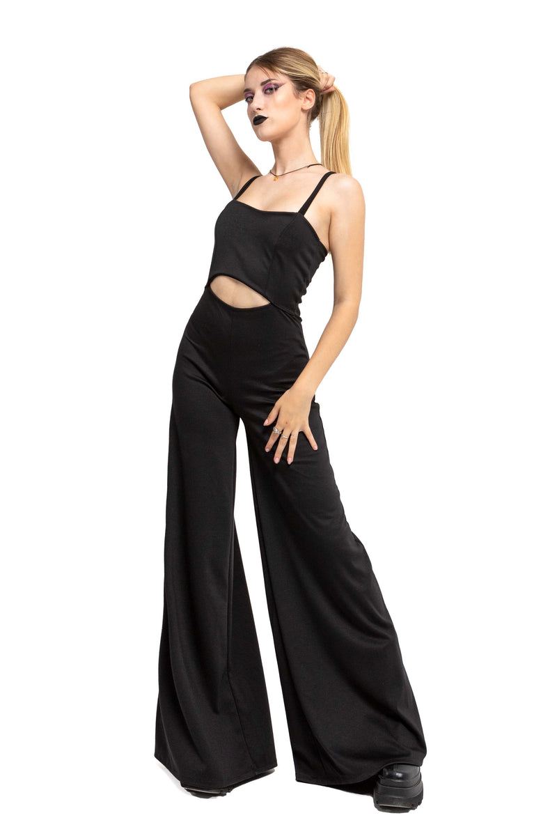 Wide leg jumpsuit Black