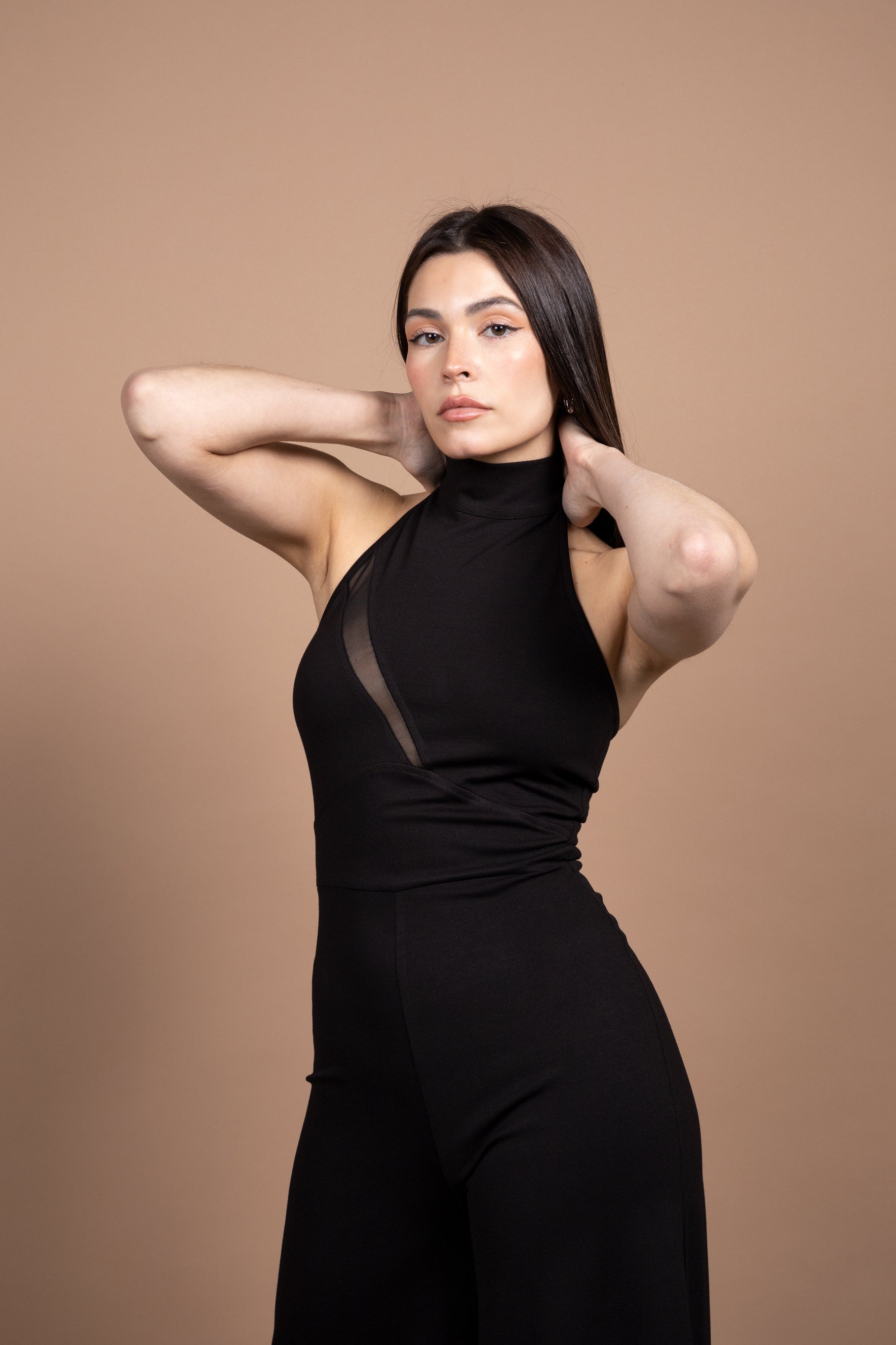 Itala Halter Backless Jumpsuit