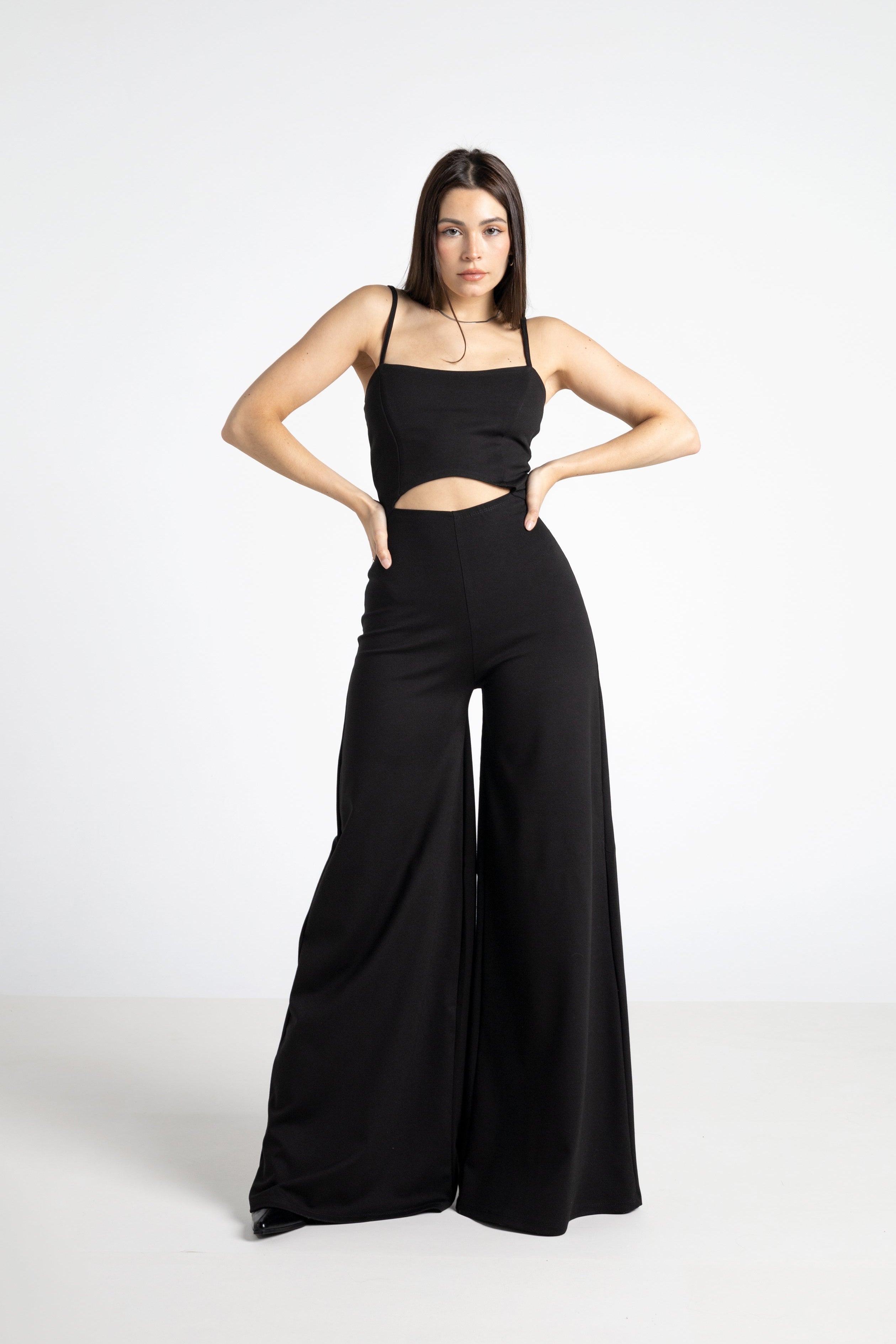 Wide leg jumpsuit Black