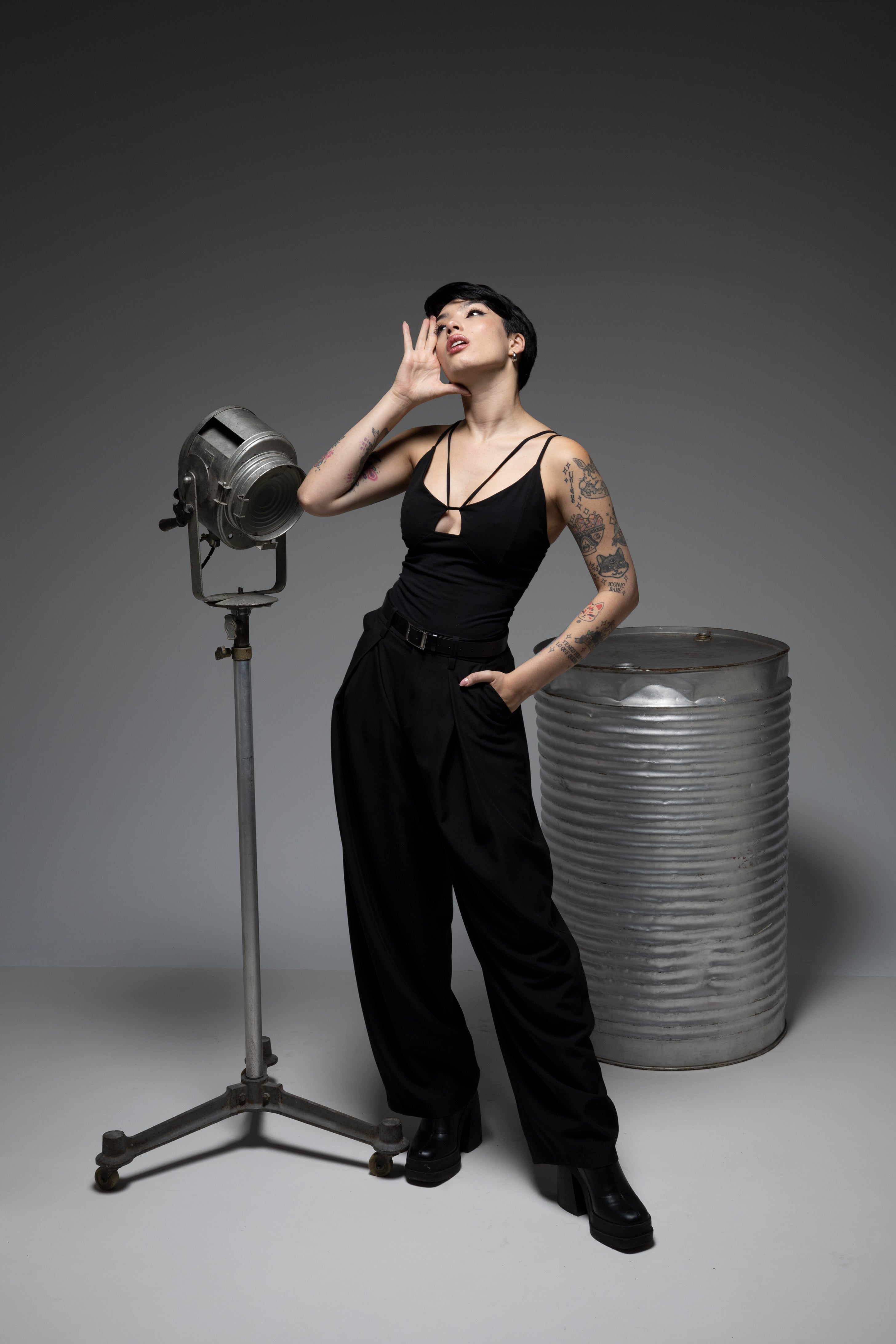 Top ELLEN – Top de tirantes de algodón orgánico con corte princesa